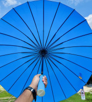 Premium 24 Ribs Umbrella (Dark Blue)