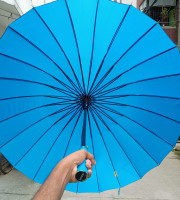 Premium 24 Ribs Umbrella (Sky Blue)